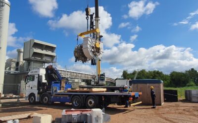 HiAb delivery of Gas Turbine Engine to Belgium