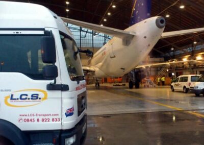 LCS Transport van with aeroplane