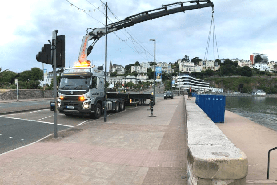 LCS Transport Crane Lorry