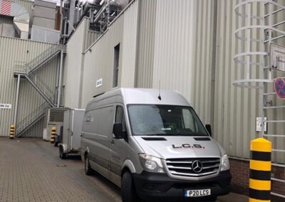 LCS Van in factory in Germany