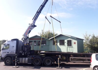 LCS Lorry offloading Office in Bovey