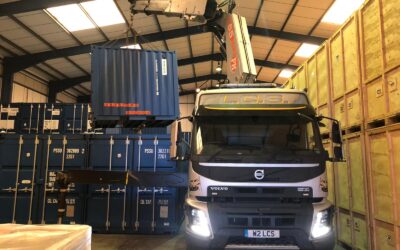 HiAb storage unit re-shuffle in Cornwall