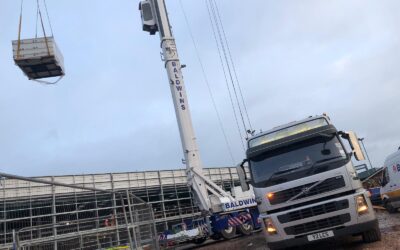 HiAb delivery to Exeter St Davids, Railway Station