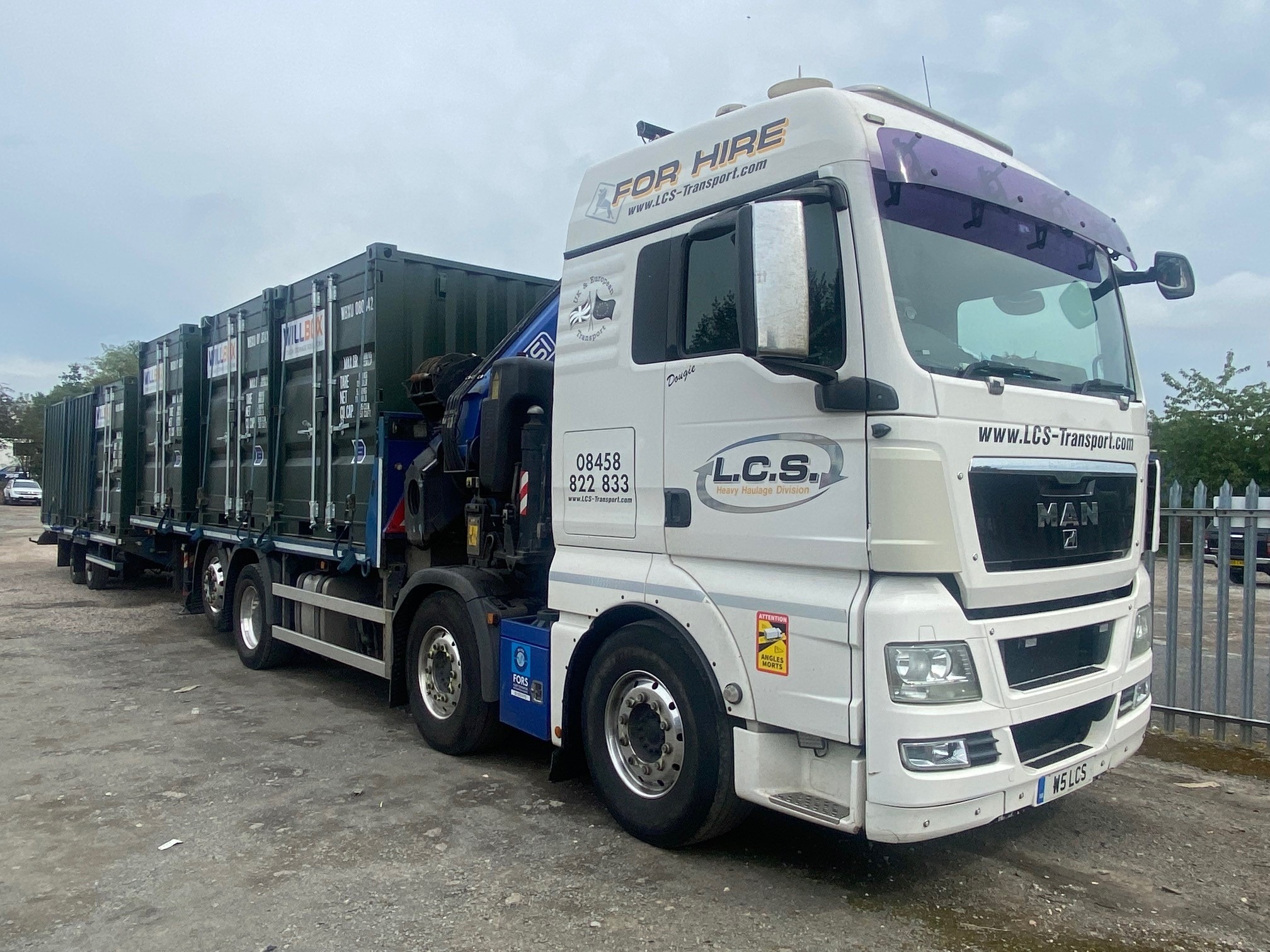 LCS lorry in Scotland